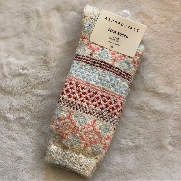 ❌SOLD❌Bundle 2 Pairs Aeropostale Boot Socks - Picture 3 of 8
